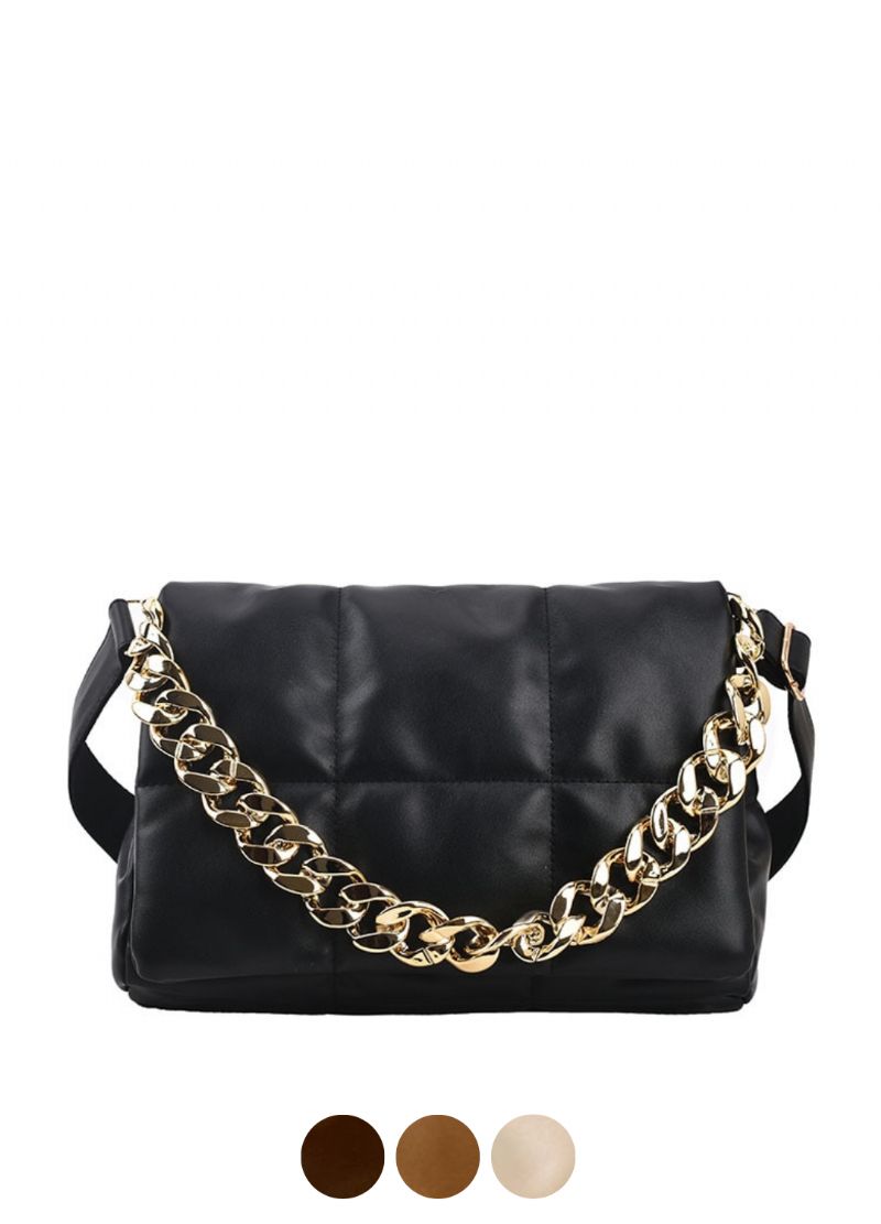 Damskie Pikowane Torebki Typu Crossbody Claret