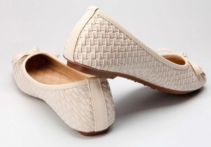 Damskie Płaskie Buty Betania Z Miękkiej Podeszwy - Czarny