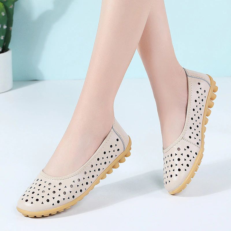 Damskie Płaskie Buty Kerry Czarne - Czarny