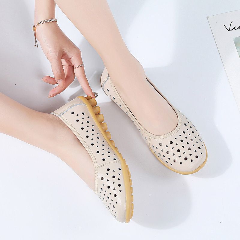 Damskie Płaskie Buty Kerry Czarne - Czarny