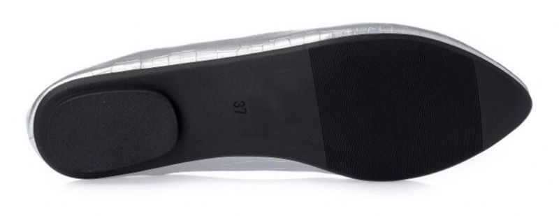 Damskie Płaskie Buty Lolita Z Miękkiej Podeszwy - Srebrny