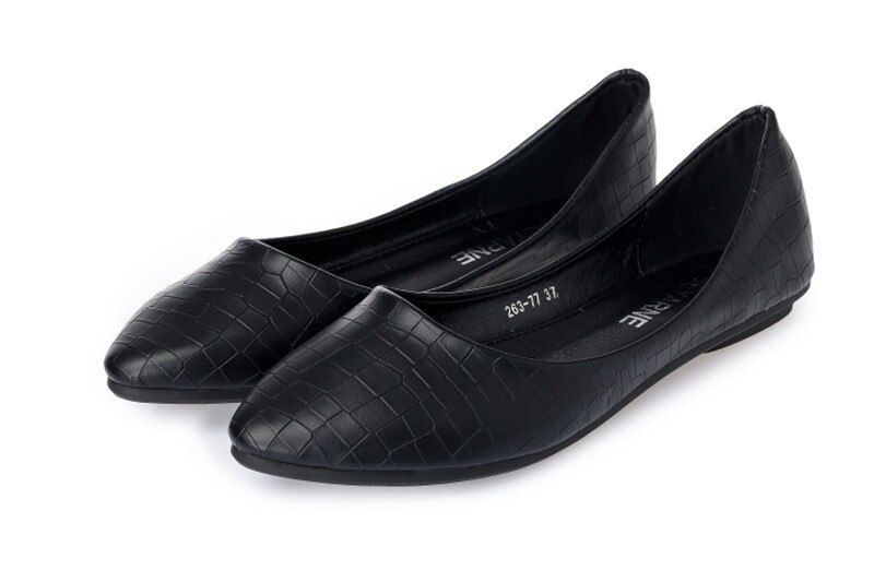 Damskie Płaskie Buty Lolita Z Miękkiej Podeszwy - Srebrny