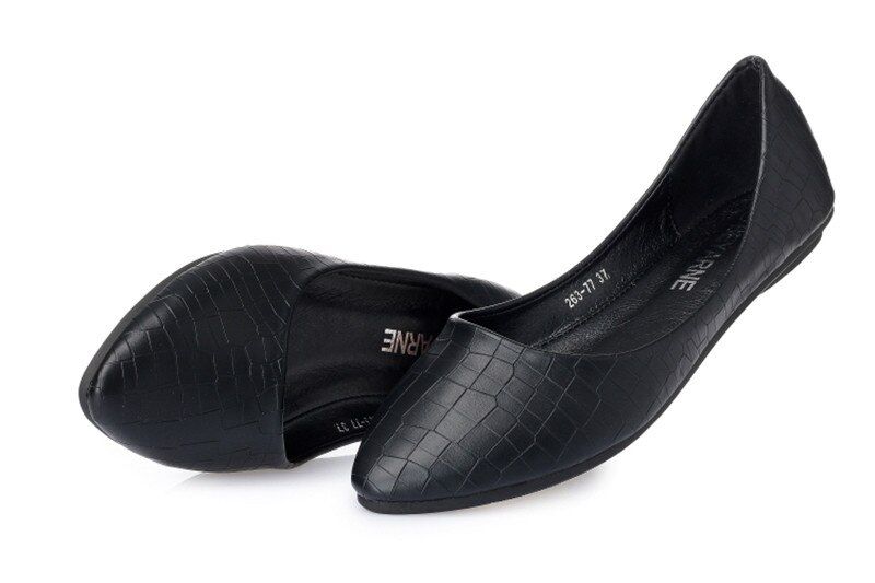Damskie Płaskie Buty Lolita Z Miękkiej Podeszwy - Srebrny