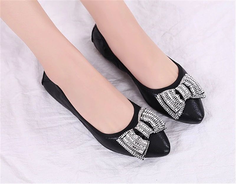 Damskie Płaskie Buty Marnie - Czarny