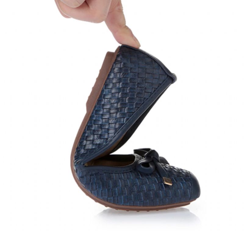 Damskie Płaskie Buty Silvana - Czarny
