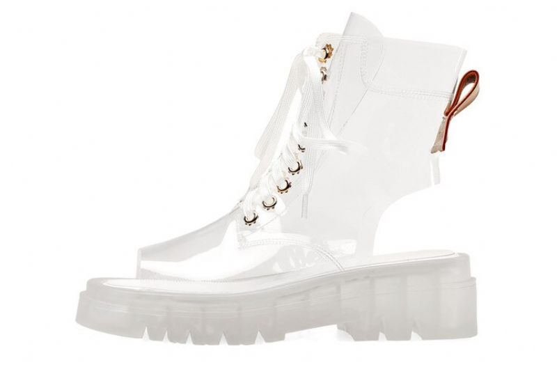 Damskie Przezroczyste Buty Letnie Rossy - Przezroczysty