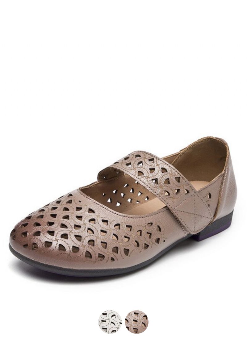 Damskie Skórzane Płaskie Buty Hazel