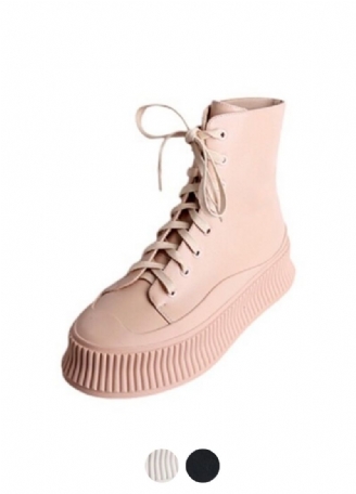 Damskie Sportowe Buty Do Kostki Fiola Na Platformie