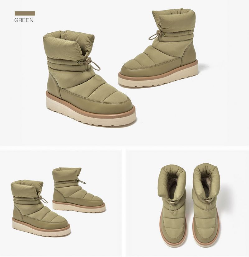 Damskie Wodoodporne Buty Sharo - Morelowy