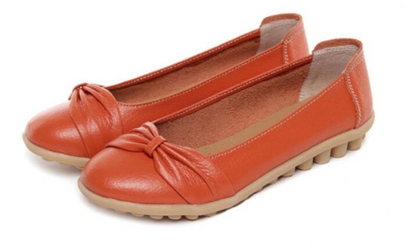Damskie Wygodne Płaskie Buty Julia - Biały