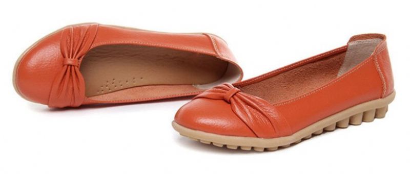 Damskie Wygodne Płaskie Buty Julia - Biały