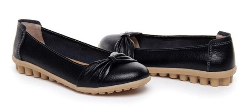Damskie Wygodne Płaskie Buty Julia - Biały