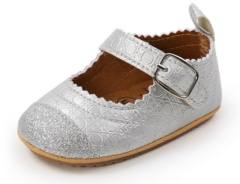 Daniela Baby Dziewczęce Buty Płaskie - Srebrny