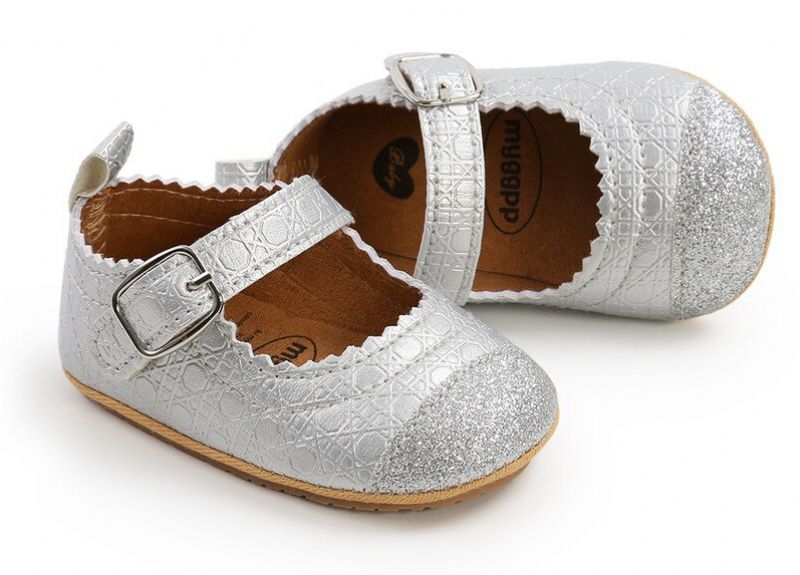 Daniela Baby Dziewczęce Buty Płaskie - Srebrny