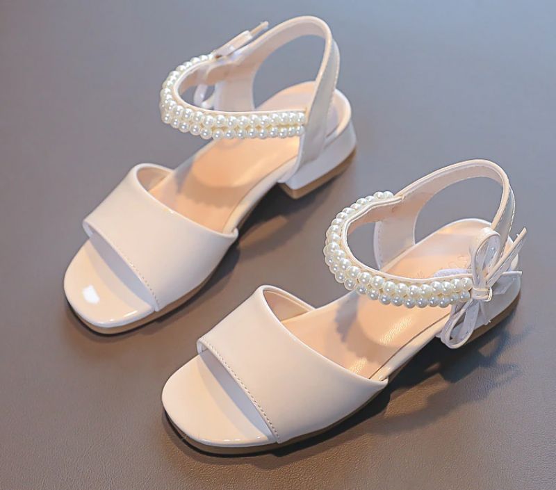 Danna Dziewczęce Sandały Dress - Burgundowy