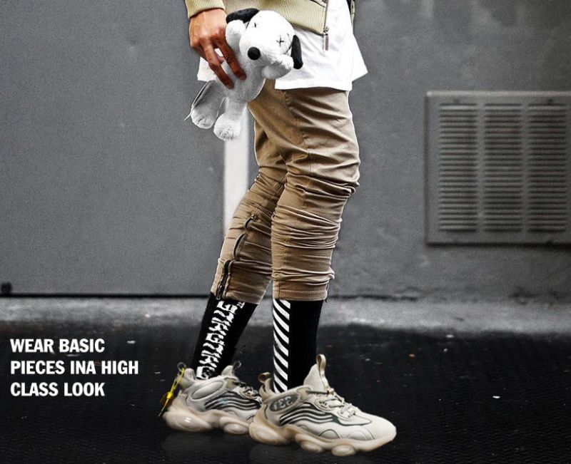Dareck Męskie Modne Trampki - Czarny