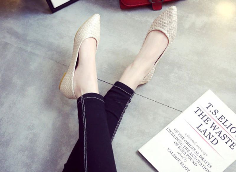 Daryl Damskie Płaskie Buty - Czarny