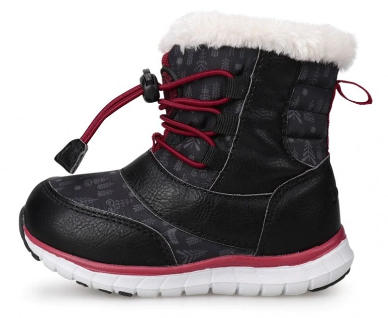 David Chłopięce Buty Śniegowe - Czarny Futro