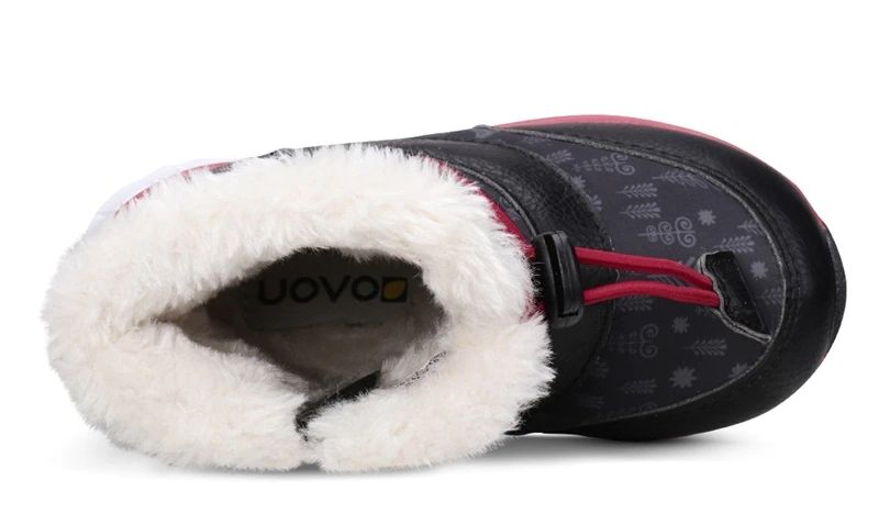 David Chłopięce Buty Śniegowe - Czarny Futro