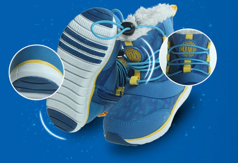 David Chłopięce Buty Śniegowe - Czarny Futro