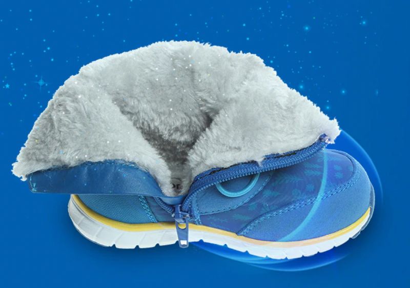 David Chłopięce Buty Śniegowe - Czarny Futro