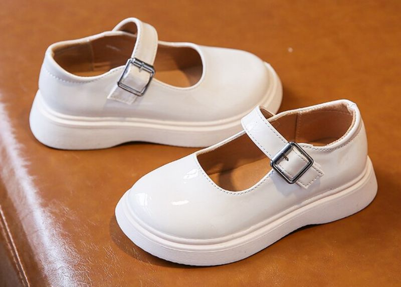 Debbie Dziewczęce Płaskie Buty - Biały