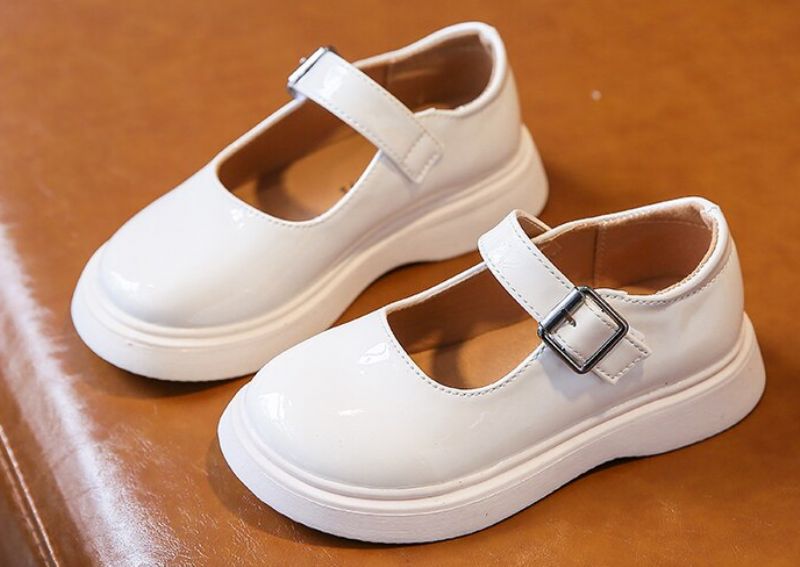 Debbie Dziewczęce Płaskie Buty - Biały