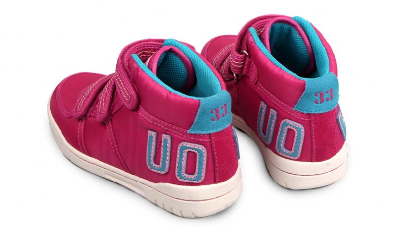 Delilah Dziewczęce Wysokie Trampki - Fuscia
