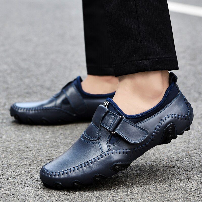 Delle Męskie Mokasyny Klasyczne Buty - Niebieski
