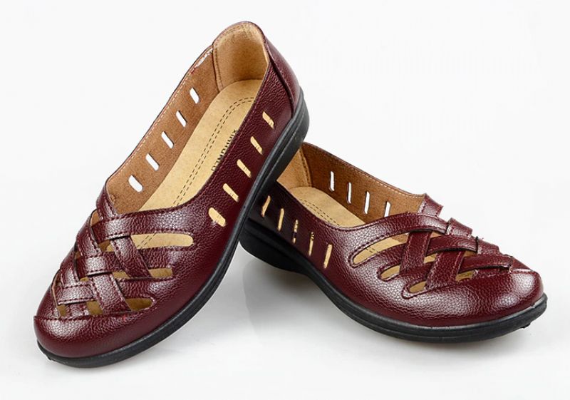 Delu Damskie Czarne Buty Wsuwane - Czarny