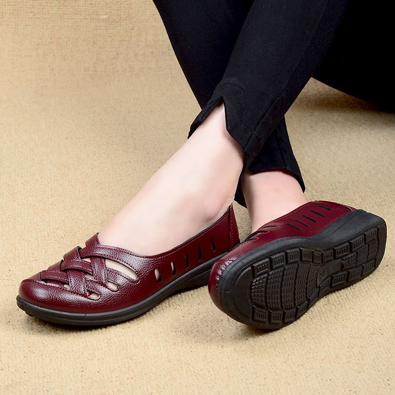Delu Damskie Czarne Buty Wsuwane - Czarny