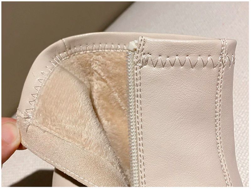 Demetria Booties Ankle Length - Czarny