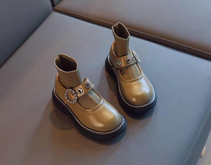 Demi Dziewczęce Buty Płaskie - Czarny