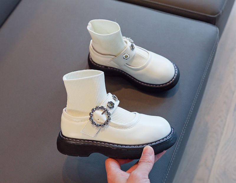 Demi Dziewczęce Buty Płaskie - Czarny