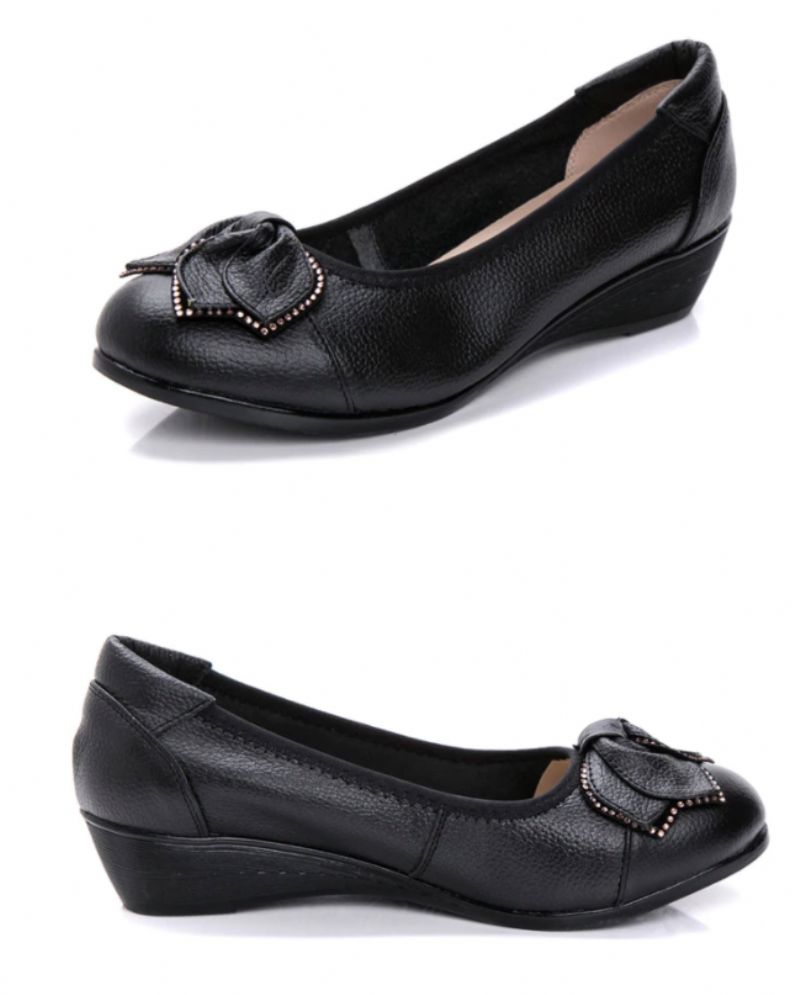 Denise Damskie Mokasyny Czarne Buty - Czarny