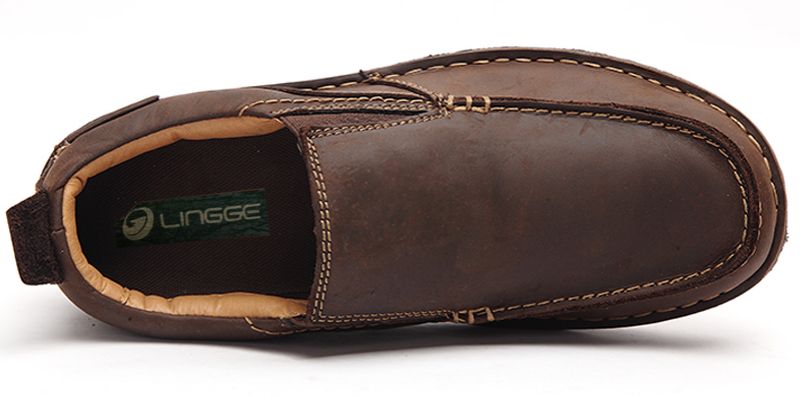 Dennis Męskie Mokasyny Classic Buty - Kawa