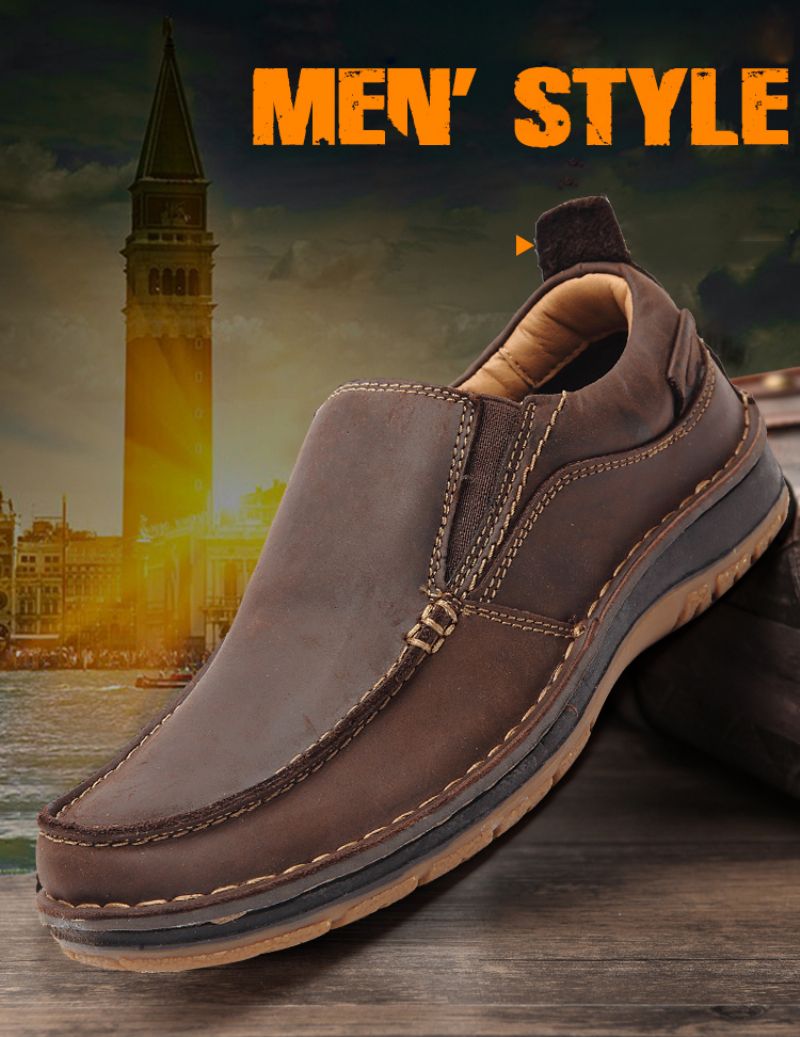 Dennis Męskie Mokasyny Classic Buty - Kawa