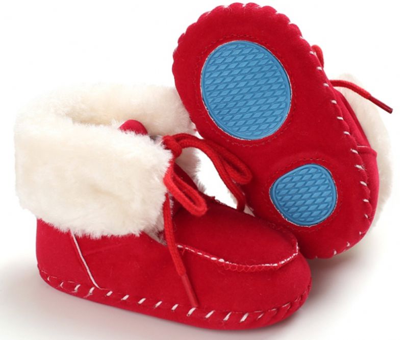Denzel Baby Chłopięce Buty Zimowe - Granatowy Futro