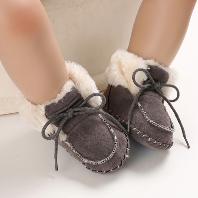Denzel Baby Chłopięce Buty Zimowe - Granatowy Futro
