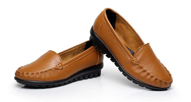 Desiree Damskie Buty Typu Loafer - Czerwony