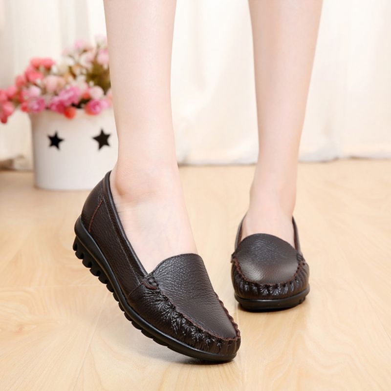 Desiree Damskie Buty Typu Loafer - Czerwony