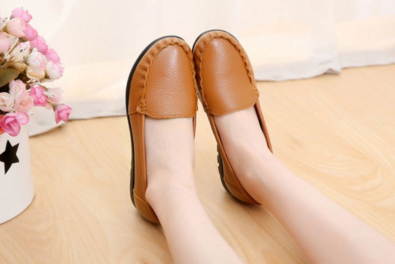 Desiree Damskie Buty Typu Loafer - Czerwony