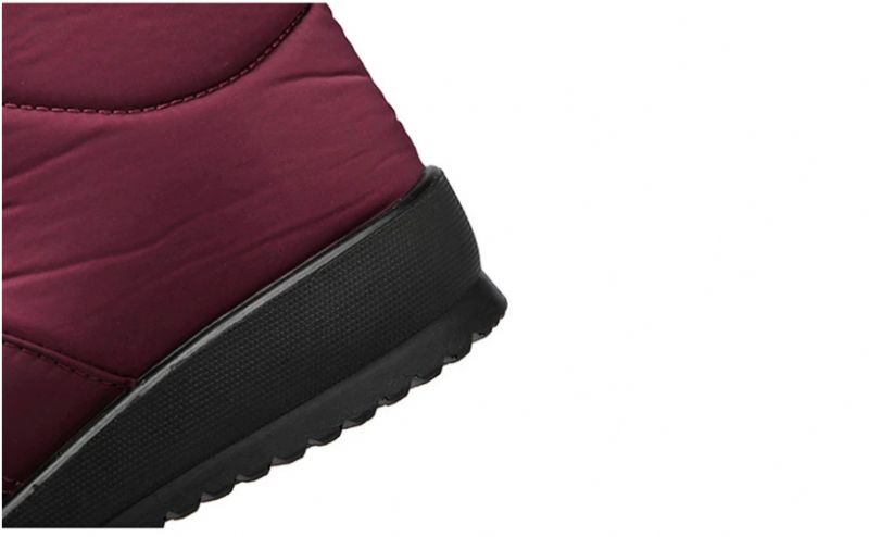 Devany Boots Mid Calf - Czerwony winny