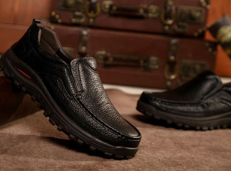 Dexter Męskie Mokasyny Casualowe Buty - Czarny