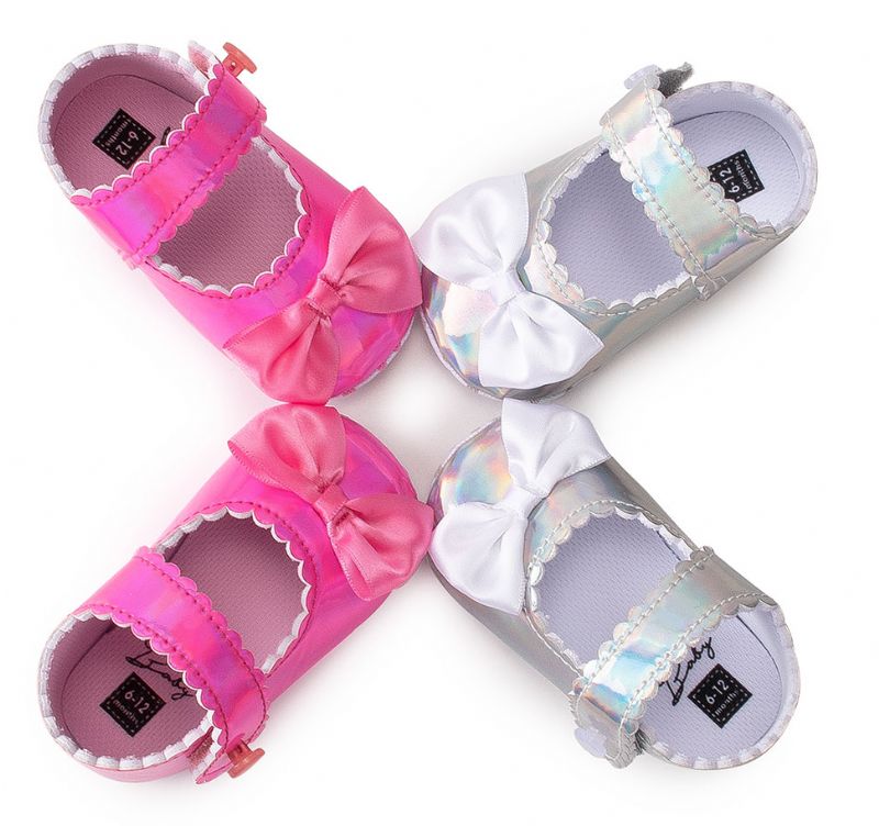 Deyna Baby Dziewczęce Buty Płaskie - Srebrny