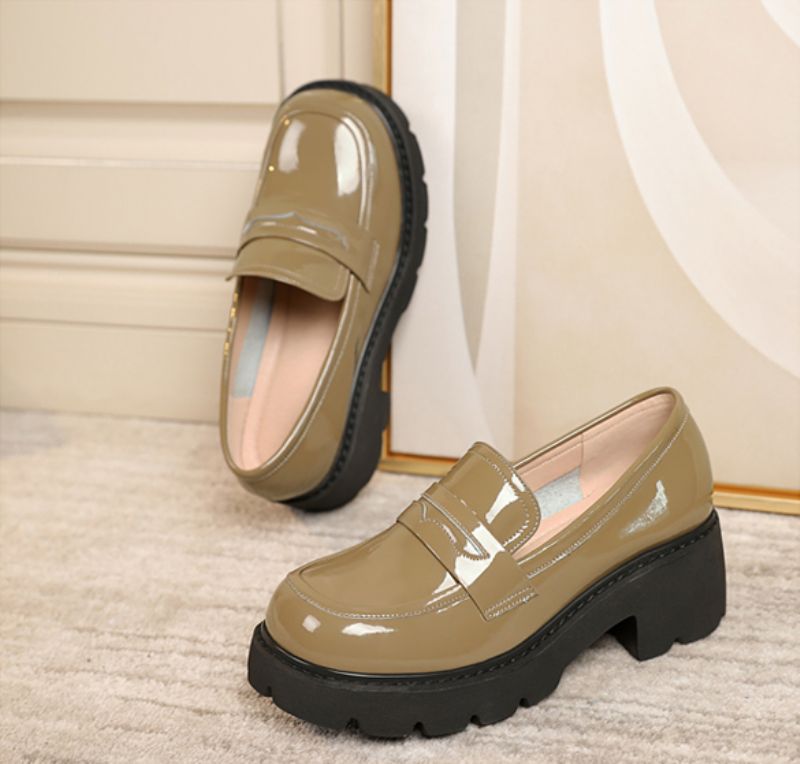 Deyna Damskie Buty Na Platformie - Zielony