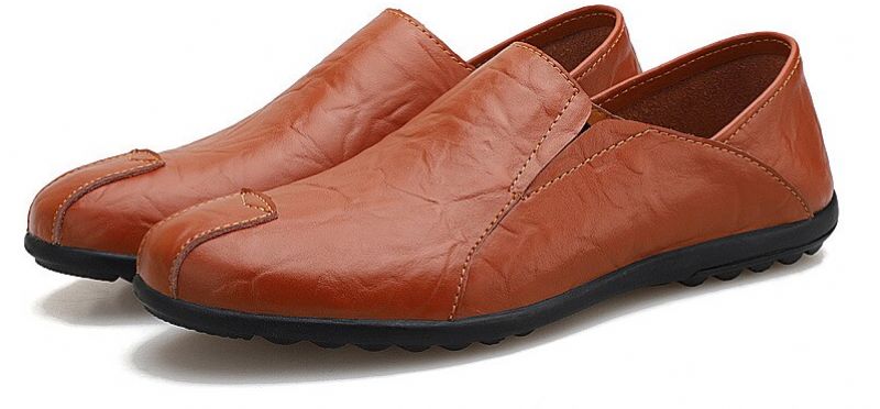 Dibu Męskie Mokasyny Casualowe Buty - Żółty