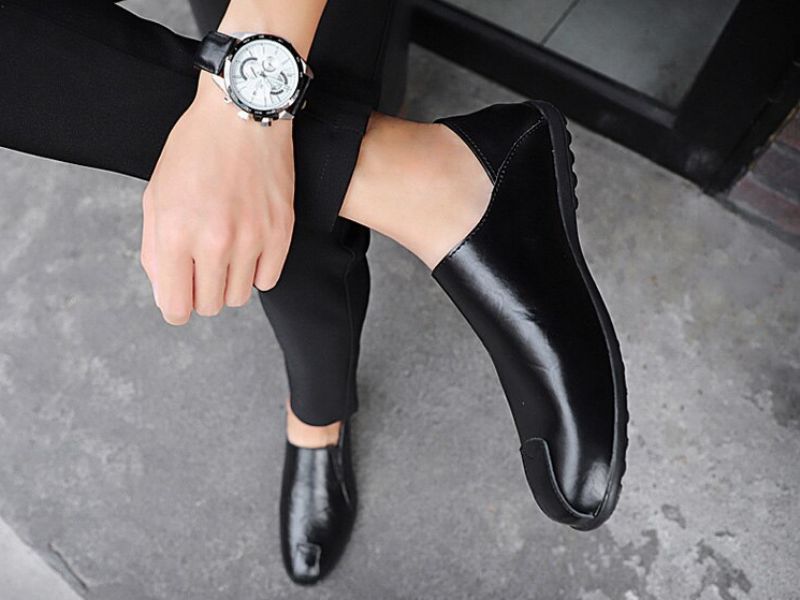 Dibu Męskie Mokasyny Casualowe Buty - Żółty