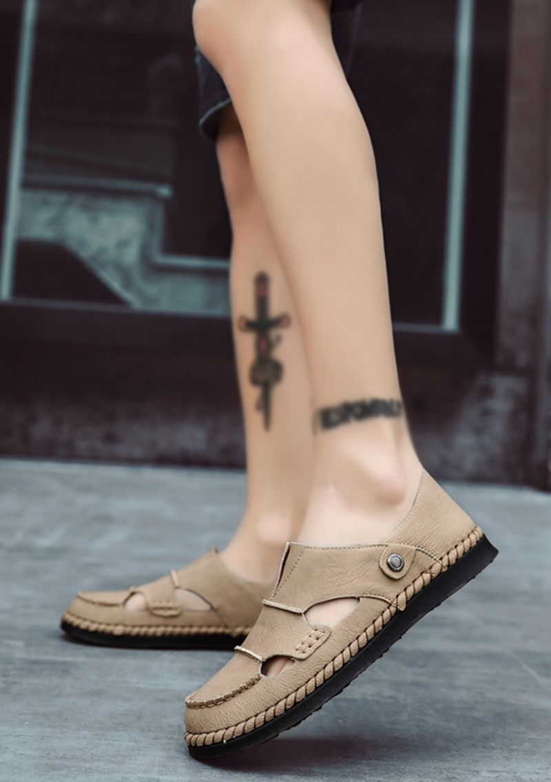 Didier Męskie Mokasyny Obuwie Casual - Khaki