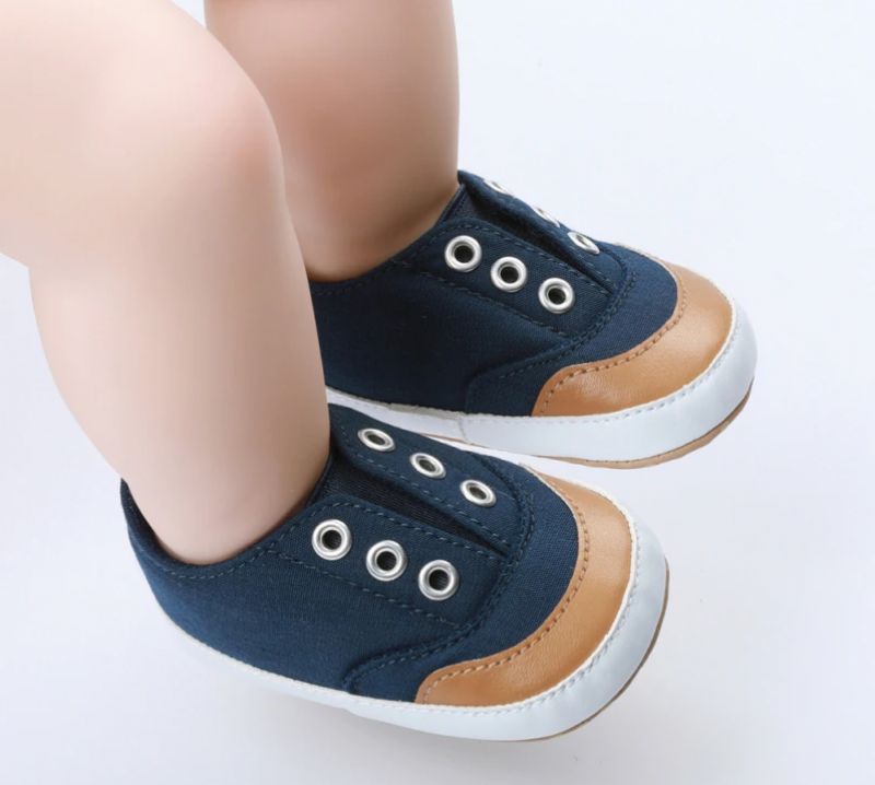 Diomedez Baby Modne Tenisówki Chłopięces - Granatowy